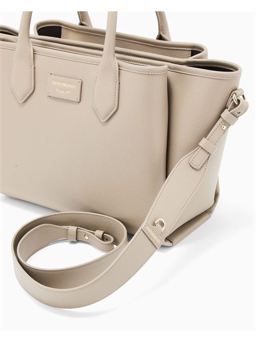 Medium shopper bag with palmellato finish Emporio Armani | EW002329 AF17799.M1345